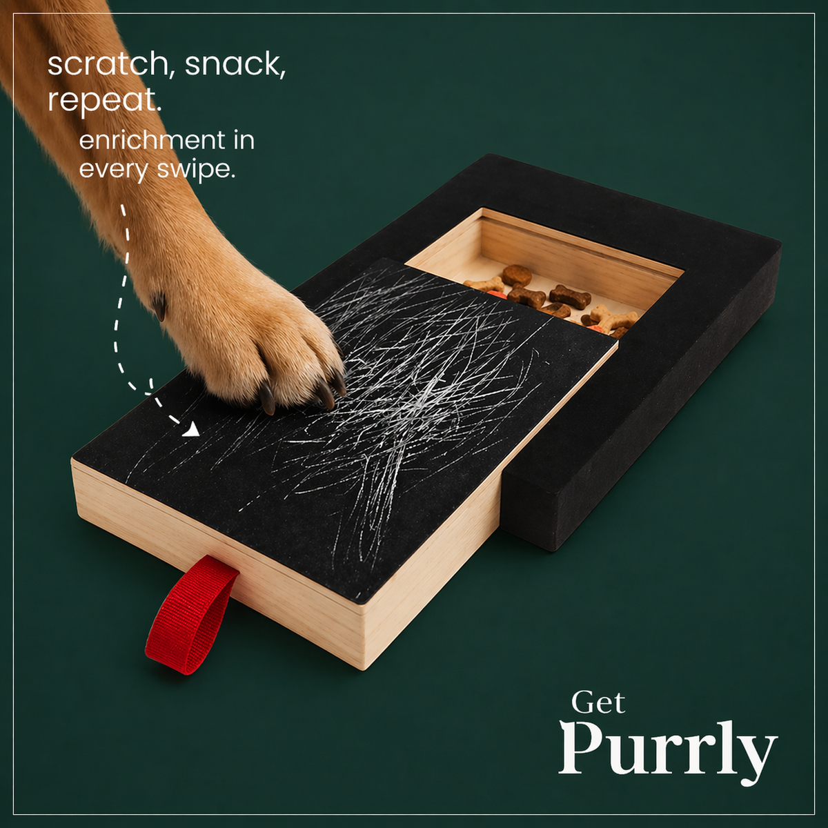 GetPurrly Nail Scratch Board - stress-free nail care for dogs